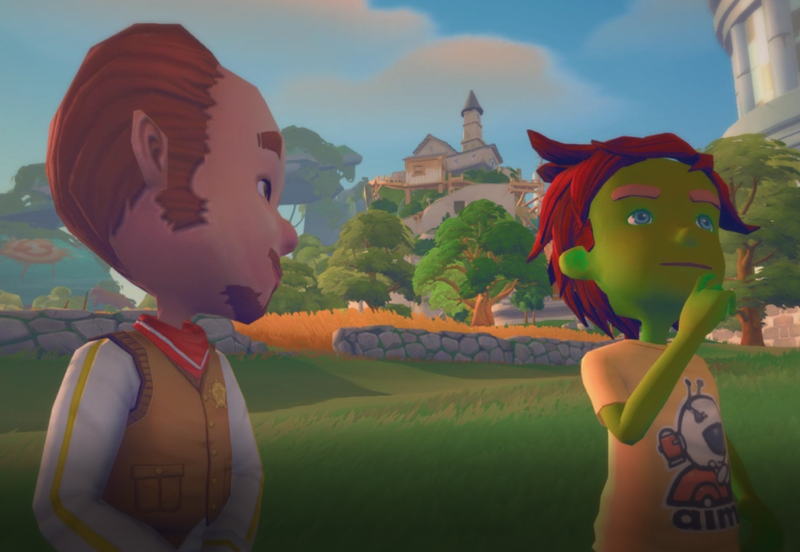 Screenshot from the opening segment of My Time at Portia